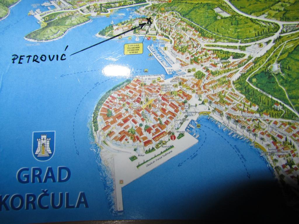 Apartment Petrovic Korcula Town Exterior foto